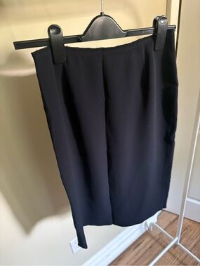 Prada Dark Blue Pencil Skirt